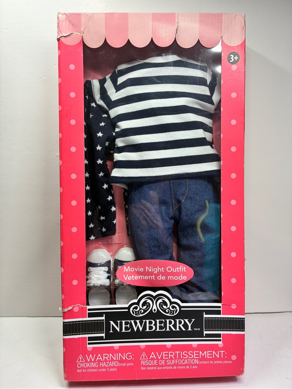 Newberry Doll Clothing Forever Friends Movie Night outfit New In Box